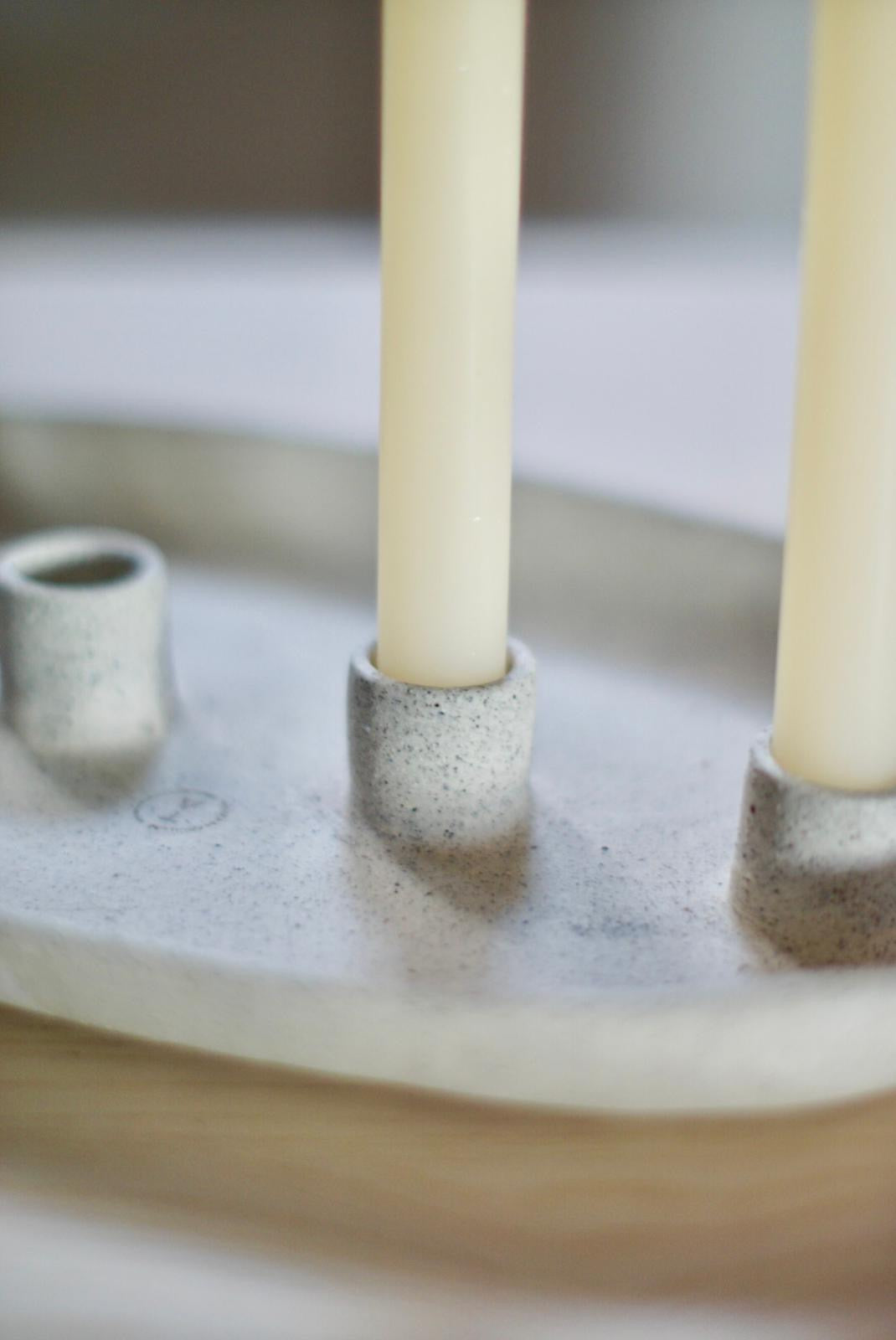 Oval candle tray - limited edition