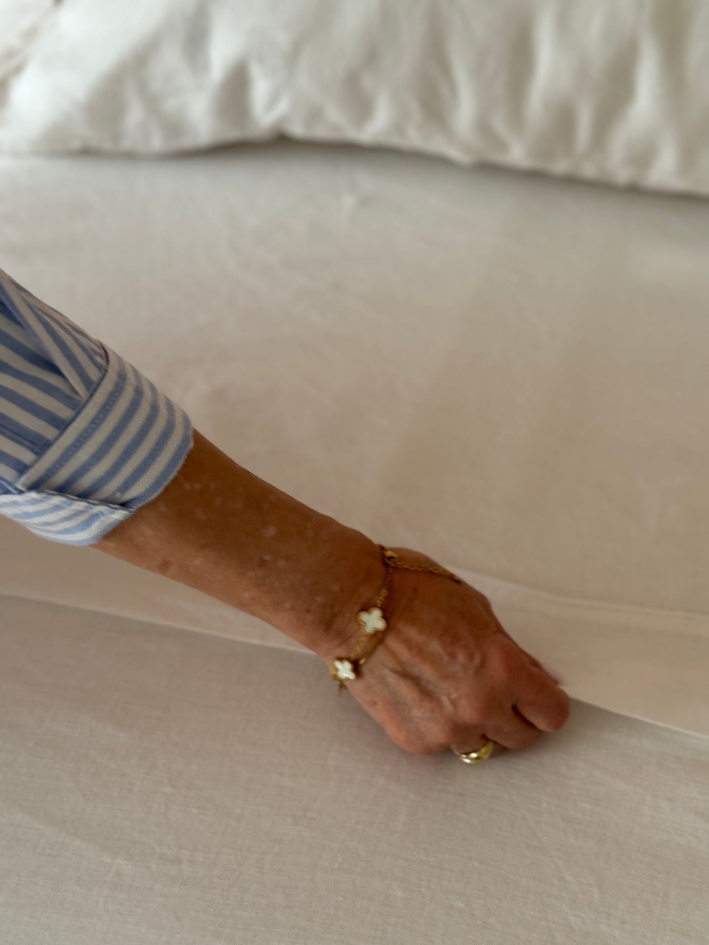 Sofia linen flat sheet