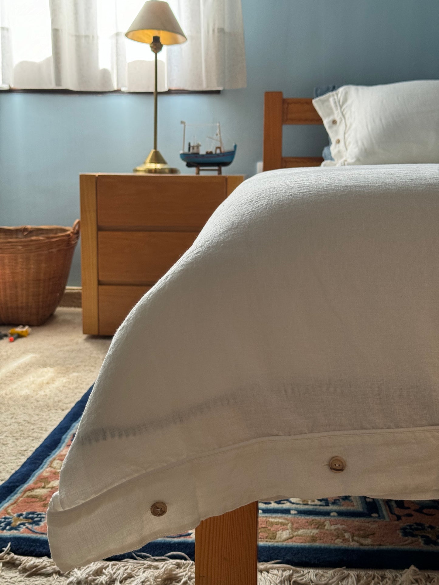 Sofia linen duvet cover