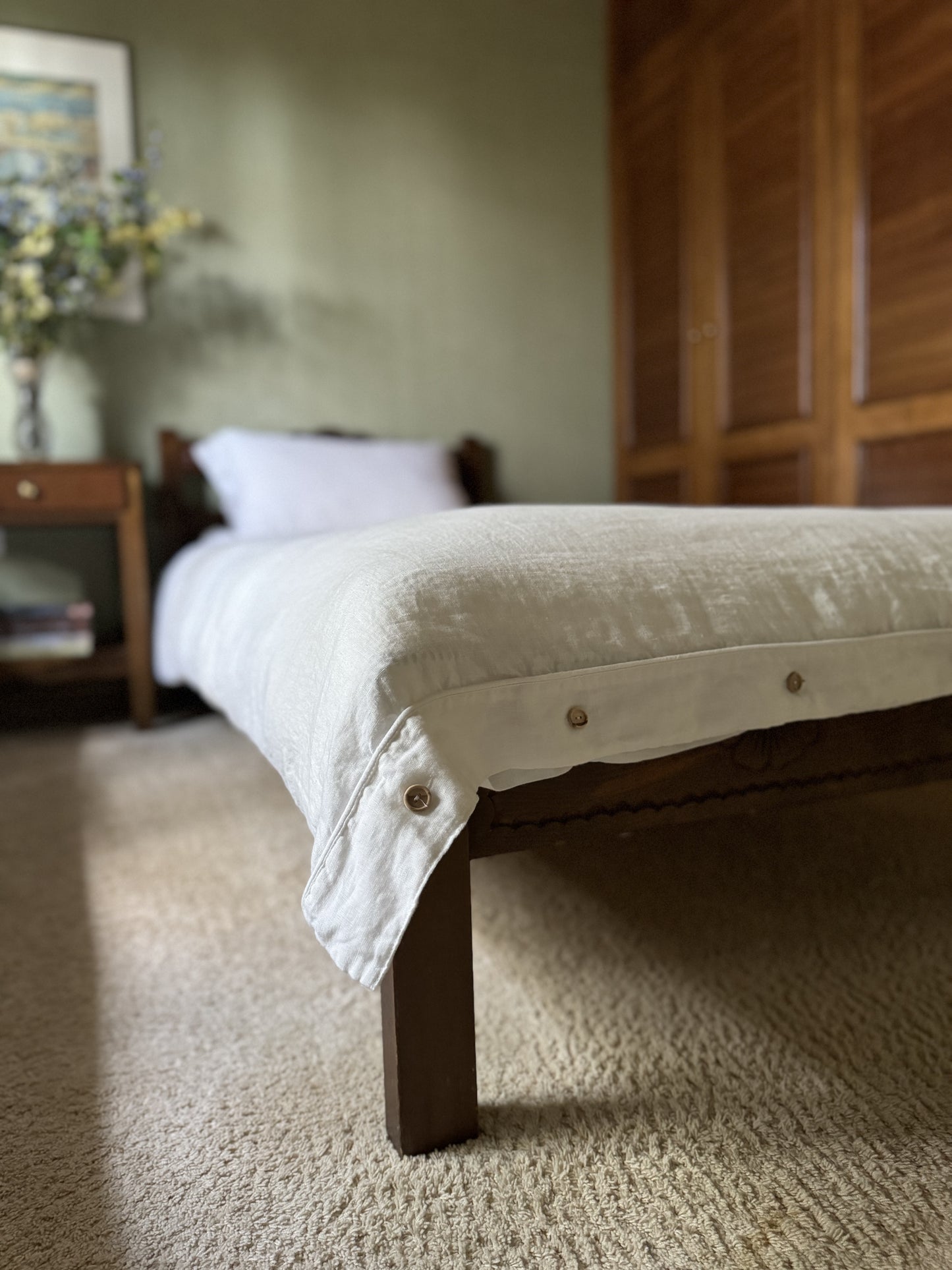 Sofia linen duvet cover