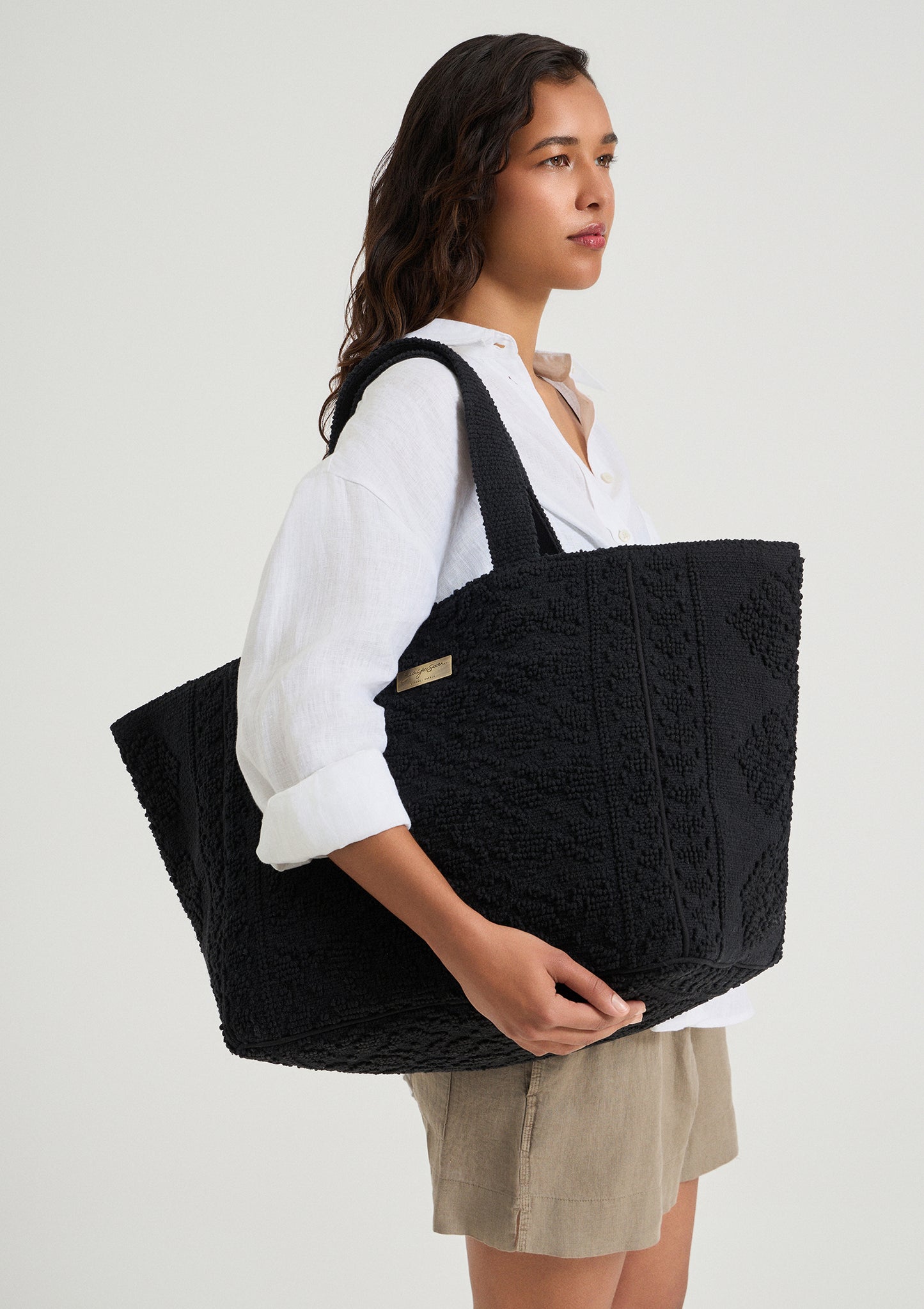 Hermosa Tragetasche schwarz / Vorbestellung