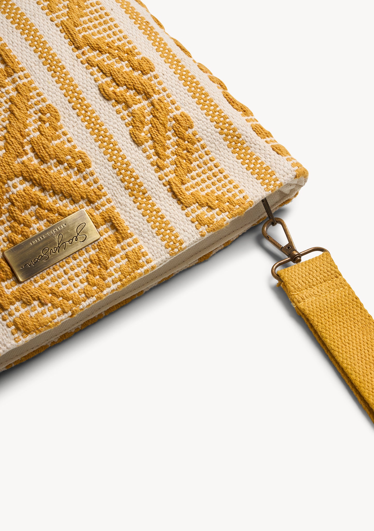 Sorrento midi clutch bag mustard / Pre-order