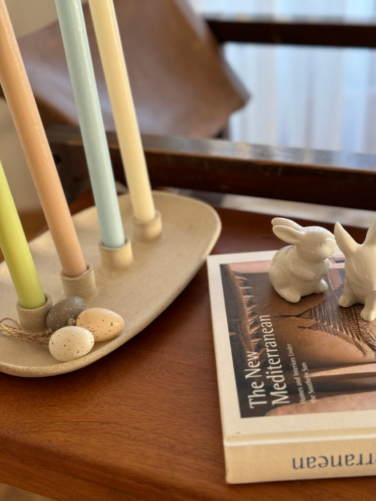 Oval candle tray - limited edition