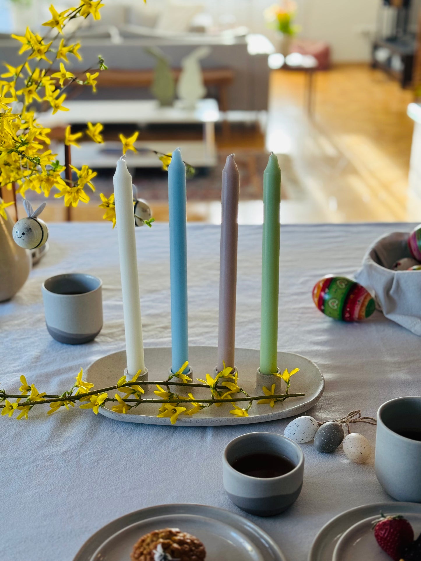 Oval candle tray - limited edition