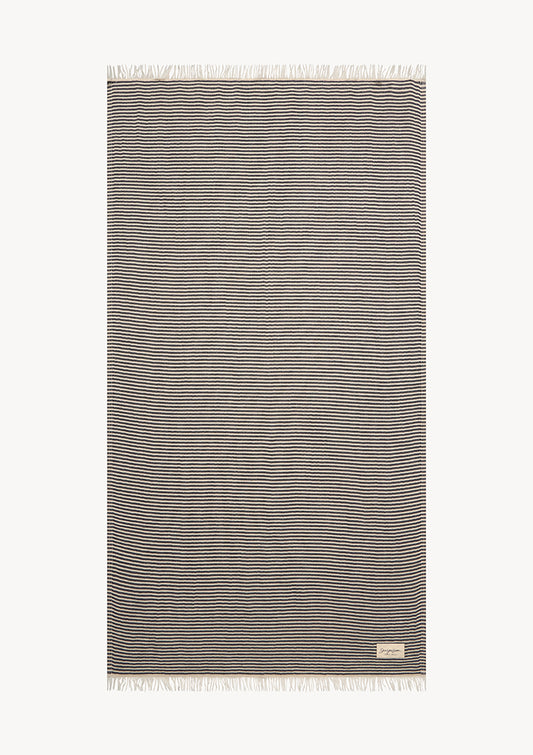 Gorgona Strandtuch schwarz / Vorbestellung