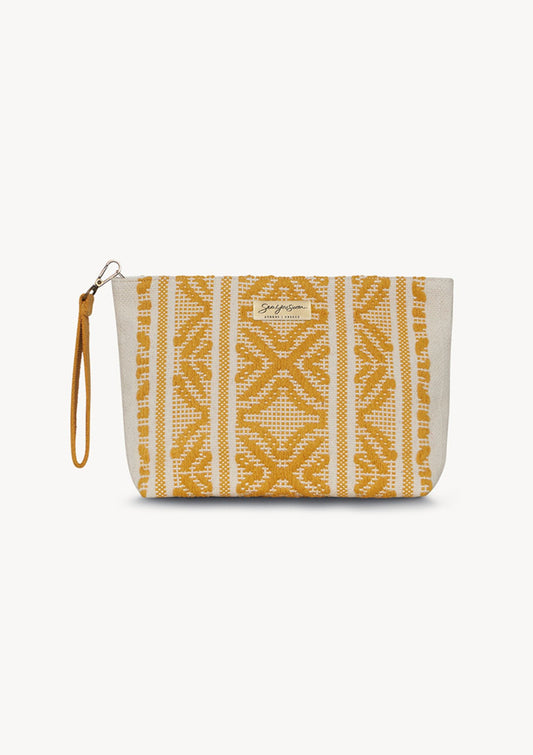 Sorrento Midi Clutch Senfgelb / Vorbestellung