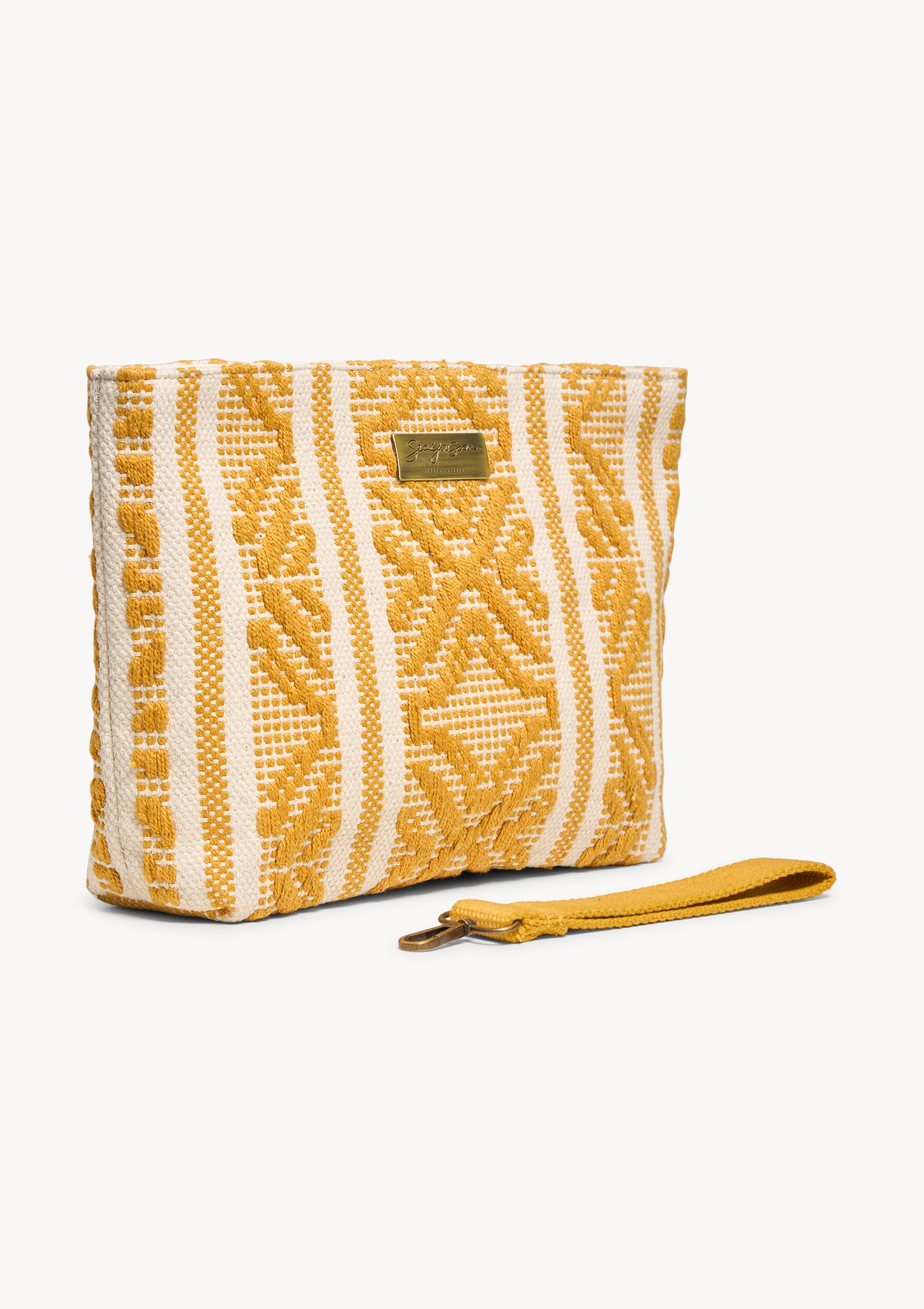 Sorrento Midi Clutch Senfgelb / Vorbestellung
